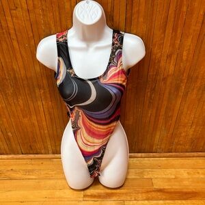 Aria Multicolor Swirl Bodysuit